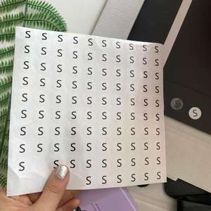 Etiquetas Adhesivas Circulares Grandes para Tallas de Ropa, Etiquetas Adhesivas por Rollo para Tallas de Camisetas para Ropa al por Menor - Product Image 6