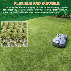 Gazon synthétique <span class=keywords><strong>hybride</strong></span> tissé recyclable pour aménagement paysager, vente en gros d'usine, pour terrains de sport, sans colle - Product Image 2