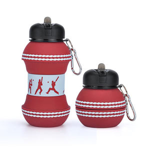 Bouteille d'eau pliable en silicone sans BPA, personnalisable avec logo, pour festivals, activités de plein air et enfants - Product Image 4