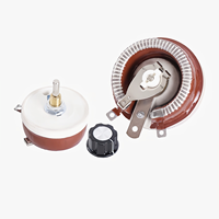 Potenciómetro de Disco de Resistencia Variable RXNE BC1 de Amplio Rango 1-1K, con Núcleo Cerámico y Cable Enrollado, Conexiones Combinadas, Tolerancia del 10%, 25W-500W