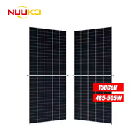 Directo de fábrica Stock DE LA UE Venta caliente bifacial 485W-505W PERC Célula solar Sistema comercial industrial Potencia OEM N-Type Topcon