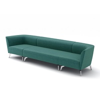Ensemble de canapés sectionnels en cuir de style européen moderne avec mousse haute densité pour salon et atelier - Meubles de maison personnalisables