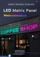 Letrero Publicitario LED Flexible, Cartel Digital Programable, Mensajes Desplazables, Panel LED de Matriz Personalizable para Bares y Tiendas