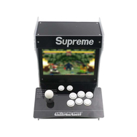 Machine de jeu d'arcade rétro portable miniature à pièces, bartop