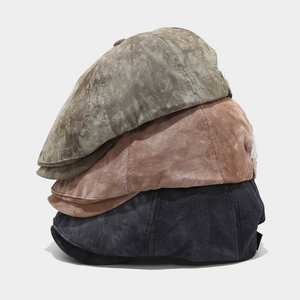 2025 Spring Summer New Fashion Vintage <b>Tie</b> Dyed 8 Panels Newsboy Cap for Women Men Outdoor Casual Dress - Product Image 1