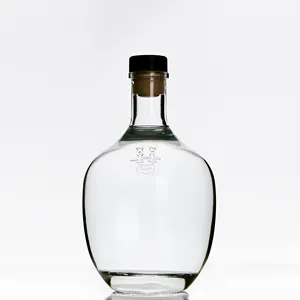 590毫升工厂定制生产批发白兰地伏特加玻璃瓶