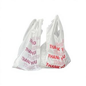Bolsas de Plástico Personalizadas con Logotipo para Camisetas, con Asas Largas para Compras, Alimentos, Empaquetado para Pequeños Negocios, Impresión Serigráfica - Product Image 1