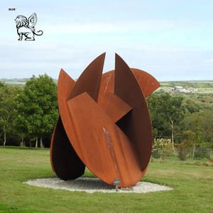 Esculturas Abstractas de Metal de Arte Moderno para Decoración de Jardín y Parque al Aire Libre BLVE, Fuente de <span class=keywords><strong>Cascada</strong></span> Grande de Acero Corten - Product Image 2
