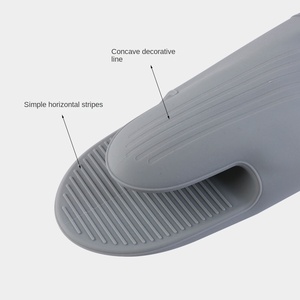 Gants de four en silicone allongés et épaissis, résistants à la chaleur, pour la cuisson et la vaisselle, avec pince à vaisselle intégrée - Product Image 3