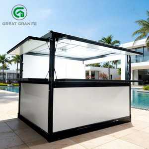 Conteneur pliable de luxe de 10 pieds, capacité de chargement 40HQ, 22 unités, maison conteneur modulaire pour villas, hôtels, boutiques, appartements, salons de coiffure - Product Image 1