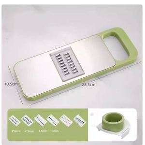 Picadora de Verduras Multifuncional de Cocina, Picadoras de Verduras 6 en 1, Rebanador de Alimentos, Cortador de Verduras Manual - Product Image 4