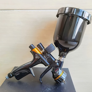 704521 <span class=keywords><strong>Pistola</strong></span> <span class=keywords><strong>de</strong></span> <span class=keywords><strong>Pintura</strong></span> <span class=keywords><strong>con</strong></span> Manómetro Digital, Vaso <span class=keywords><strong>de</strong></span> 600ml para Barniz y Boquilla <span class=keywords><strong>de</strong></span> 1.3mm, Neumática y a Batería - Product Image 5