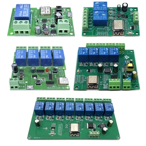 Diymore 5V/8-80V ESP8266 Relais sans fil WIFI 1 2 4 8 canaux ESP-12F pour module d'alimentation AC/DC F204 - Product Image 1