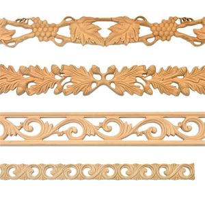 Rắn Gỗ Mouldings Hiện Đại Trang Trí Trần Góc Bằng Gỗ Khung Dây Cho Khách Sạn Phật Kiến Trúc Gỗ Khắc - Product Image 1