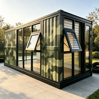 Maison conteneur pliable de 20 pieds, boutique portable pliable, cabine préfabriquée pliable pour garage de réparation automobile, atelier