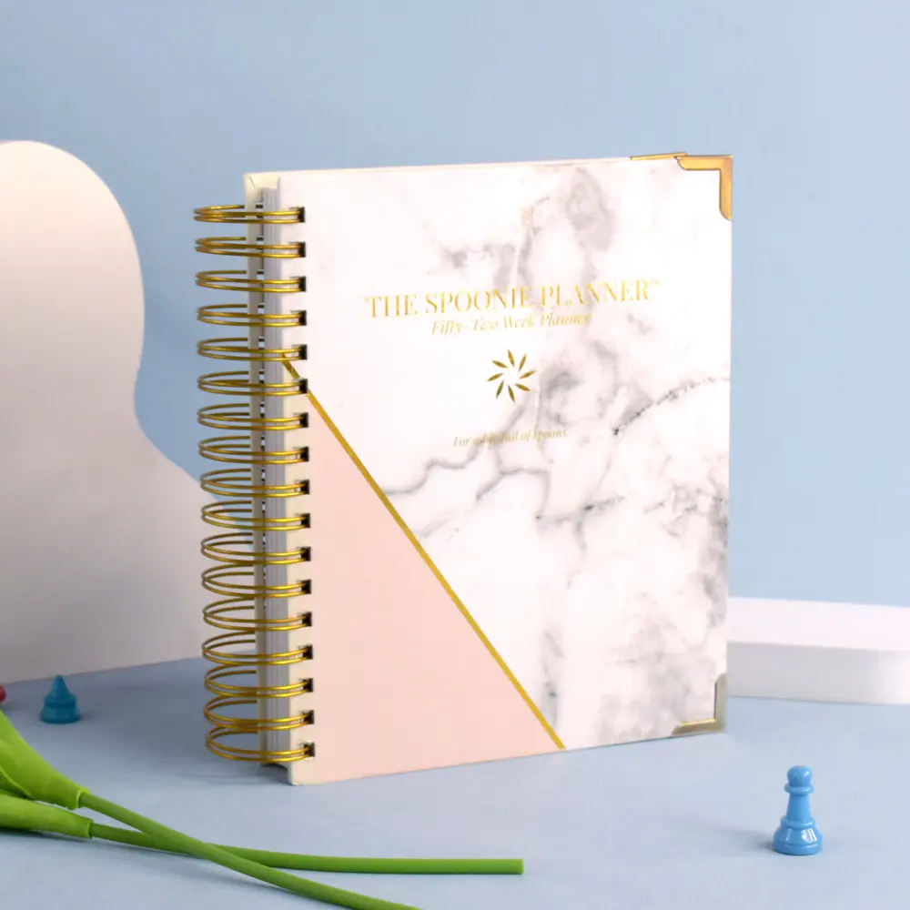 Custom Daily Notepad Budget Book Custom Logo Label Mini Cash Planners Porte Feuille Dividers Wedding Journal Notebook Planner