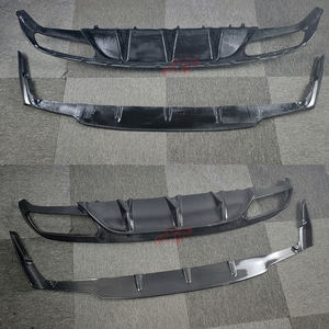 Diffuseur arrière en Fiber de carbone Style <span class=keywords><strong>C63</strong></span> ED1 pour Mercedes Benz W205 coupé 2 portes Bodykit Lip2015-21 de pare-chocs arrière - Product Image 4
