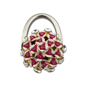Ganchos para <span class=keywords><strong>Bolsos</strong></span> de Moda Personalizados con su Logotipo, Ganchos Plegables para <span class=keywords><strong>Bolsos</strong></span> de Mano para Mesa, Diseño de Flores Plateadas, Regalos Promocionales - Product Image 6