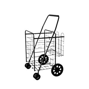 Chariot d'épicerie roulant en métal de 50kg avec roues grand panier pliant pour chariots à main et chariots de supermarché - Product Image 1