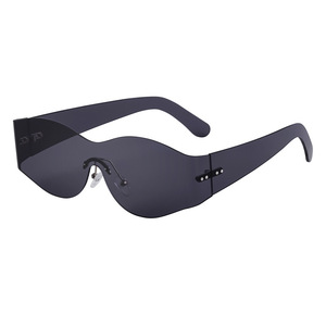 Lunettes de soleil sur mesure de style européen et américain pour hommes, verres polarisés UV400 en PC, style Instagram, avec étui - Product Image 4