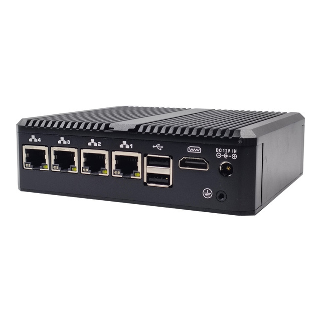 Mini PC Firewall Router 12th Gen N100 4x 2.5G I226-V DDR4 NVMe 2*COM 1*HD PfSense OPNsense for Office & Home