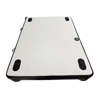 Plateforme de pêche et de camping flottante gonflable, bateau de pêche portable, bateau plat à coussin d'air