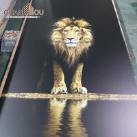 Panneau mural en PVC imitation marbre pour la décoration murale