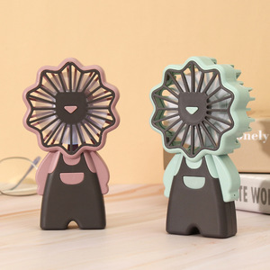 Nuevo Ventilador Eléctrico Portátil <span class=keywords><strong>de</strong></span> Dibujos Animados con Forma <span class=keywords><strong>de</strong></span> León, Carga USB, Batería <span class=keywords><strong>de</strong></span> 400 mAh, 1 Velocidad <span class=keywords><strong>de</strong></span> Viento, para <span class=keywords><strong>Actividades</strong></span> <span class=keywords><strong>de</strong></span> Entrenamiento - Product Image 2