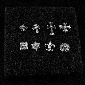 2026 Exquisite Retro Style Niche Design Cross <b>Stud</b> <b>Earrings</b> Silver Plated Unisex's Alloy <b>Earrings</b> Fashion Jewelry Wholesale - Product Image 3