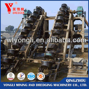 200m 3/h catena secchio di sabbia di fiume/oro/diamante di dragaggio/scavo/scavo/panning/ di estrazione mineraria draga/macchina/attrezzature/barca - Product Image 5