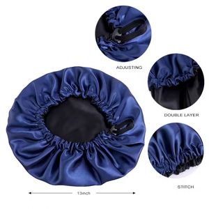 Bonnets en satin personnalisés pour femmes – Bonnets de nuit doux, pour le sport, les voyages et l'usage quotidien, toutes saisons, design tendance - Product Image 4