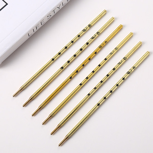 Tuyau argent <span class=keywords><strong>recharge</strong></span> stylo prix raisonnable corps en métal métal pour vêtement chaussures sac de marquage en cuir stylo à bille stylo promotionnel 1.2 - Product Image 5