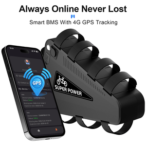 แบตเตอรี่จักรยานไฟฟ้า EU Stock 48V 30Ah รูปทรงสามเหลี่ยม พร้อมเซลล์แบตเตอรี่ 50A BMS GPS XT60 ช่องเสียบ 4A ชาร์จเจอร์ USB พอร์ตดิจิตอลดิสเพลย์ จัดส่งเร็วใน EU - Product Image 5