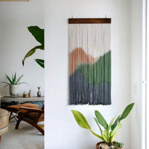 <span class=keywords><strong>Tapiz</strong></span> bohemio de macramé para pared, <span class=keywords><strong>tapiz</strong></span> de hilo para decoración de dormitorio y sala de estar, 50*80cm - Product Image 5