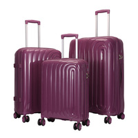 Valise rigide étanche OMASKA en gros, ensemble de 20, 24 et 28 pouces, bagages de voyage d'affaires à roulettes