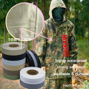 <span class=keywords><strong>Voile</strong></span> flottant thermofusible en nylon 20D/30D, ruban <span class=keywords><strong>d</strong></span>'<span class=keywords><strong>étanchéité</strong></span> à 3 couches pour veste <span class=keywords><strong>d</strong></span>'extérieur, chaussures de randonnée-Adhésif de camouflage - Product Image 3