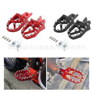 Pédales à pointes pour moto, pour Crf150r Crf250x Crf450rx Crf250l Kx250, modification noir rouge - Product Image 4