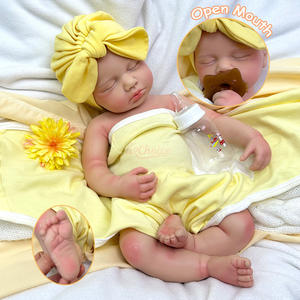 <span class=keywords><strong>Poupée</strong></span> Reborn en Silicone Intégral de 20 Pouces, Prête à l'emploi, Vente Directe Usine, Maquillage et <span class=keywords><strong>Coiffure</strong></span> Personnalisables, Accepte les Petites Séries Personnalisées, CE CPC - Product Image 1