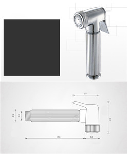 Портативный латунный распылитель для биде - Product Image 2