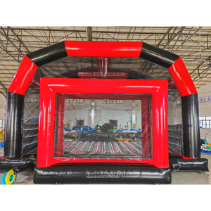 But de football gonflable d'extérieur 26'x19' avec tente de protection pour les enfants et les adultes, jeux de tir de Sino Inflatables - Product Image 4