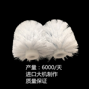 <b>Toilet</b> <b>Brush</b> <b>Heads</b> Plastic 8Cm Clean <b>Toilet</b> <b>Replacement</b> Parts White Color Customizable Size Stocked - Product Image 2