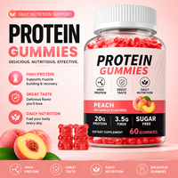 Gummies de Protéines de Lactosérum – Snack Hyperprotéiné pour Femmes et Hommes – Complément Énergétique pour Entraînement et Récupération Sportive – Sans Sucre – OEM