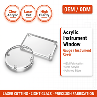 Fabrication sur mesure de panneaux optiques en acrylique découpés au laser, couvercles d'objectif de caméra de vision industrielle OEM