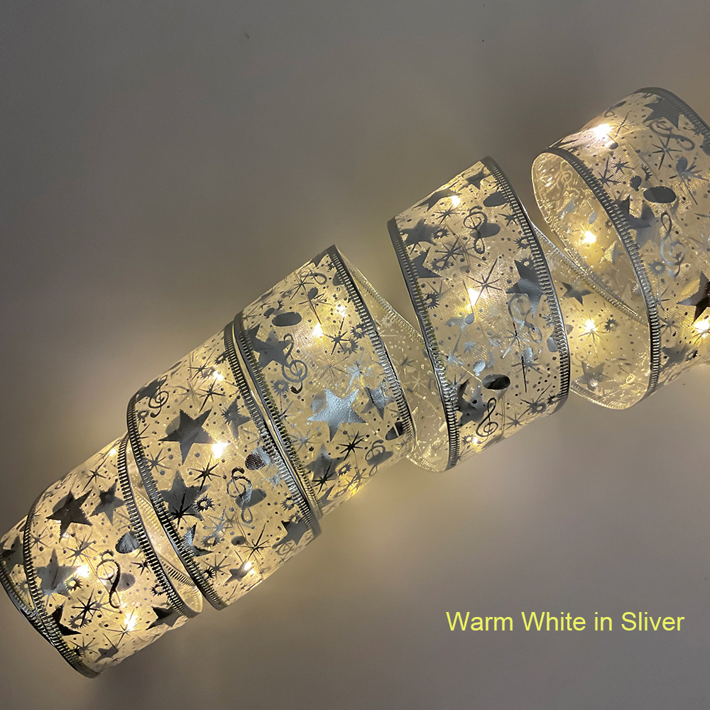 Blanc chaud dans le ruban