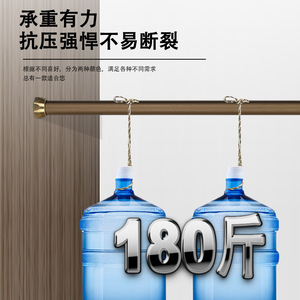 Flange Clothes Rail Support Zinc Alloy 19mm 22mm 25mm Bright Finish <b>Wardrobe</b> Hardware - Product Image 4