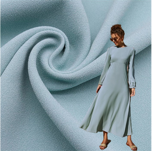 100% polyester froissé élastique CEY mousseline de soie lourde 4 voies extensible tissu tissé mariage filles respirant écologique - Product Image 1