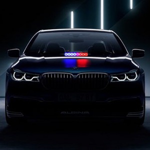 Barra de Luces Estroboscópicas de Emergencia de 8 LED |   <span class=keywords><strong>Baliza</strong></span> de Advertencia con Montaje por Succión de 12V-24V para Camión de Bomberos y Ambulancia - Product Image 4