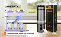 Générateur d'eau hydrogénée personnalisé à haute concentration (3000+PPB) en 5 minutes, sans ozone, sans BPA, tasse à hydrogène, vente en gros directe usine
