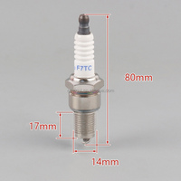 Bougies d'allumage F7TC GX390 154 EY20 E6TC et buses pour moteurs à essence 168F/190F – Pièces d'allumage pour tronçonneuse, générateur, tondeuse à gazon