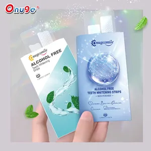 Professional R&D team supplier non peroxide private label whithening Alcohol free whitening strips for teeth oem